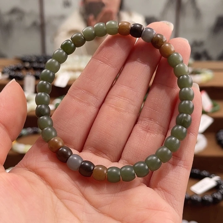 和田玉未镶嵌手链