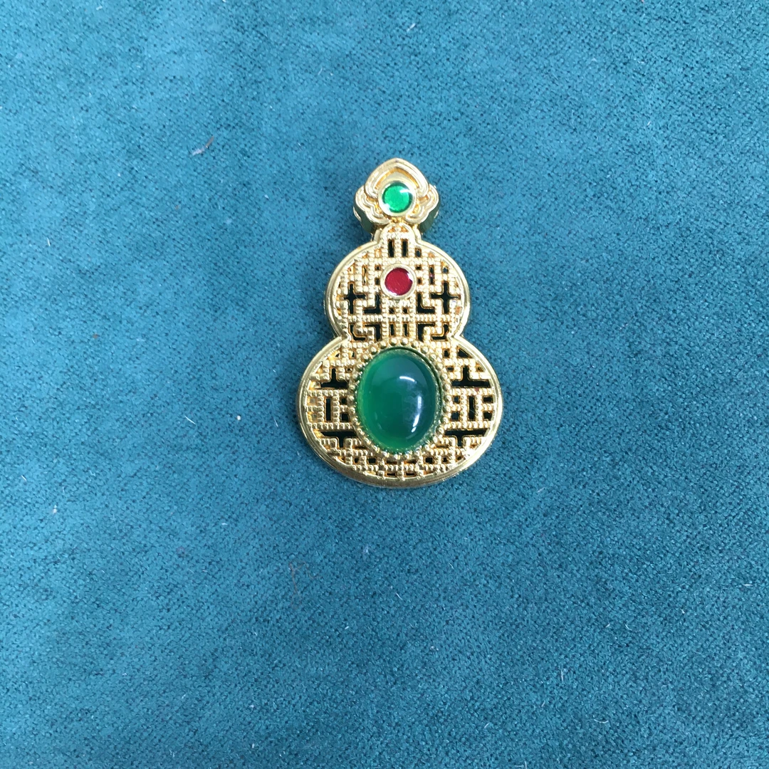 葫芦精工镶嵌玉髓