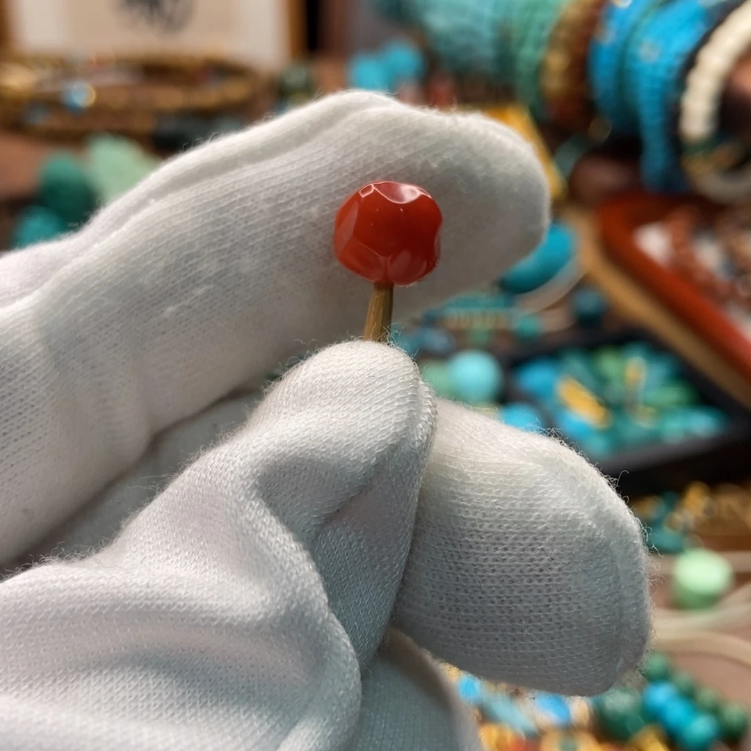 南红玛瑙珠宝奇石未镶嵌戴****卍