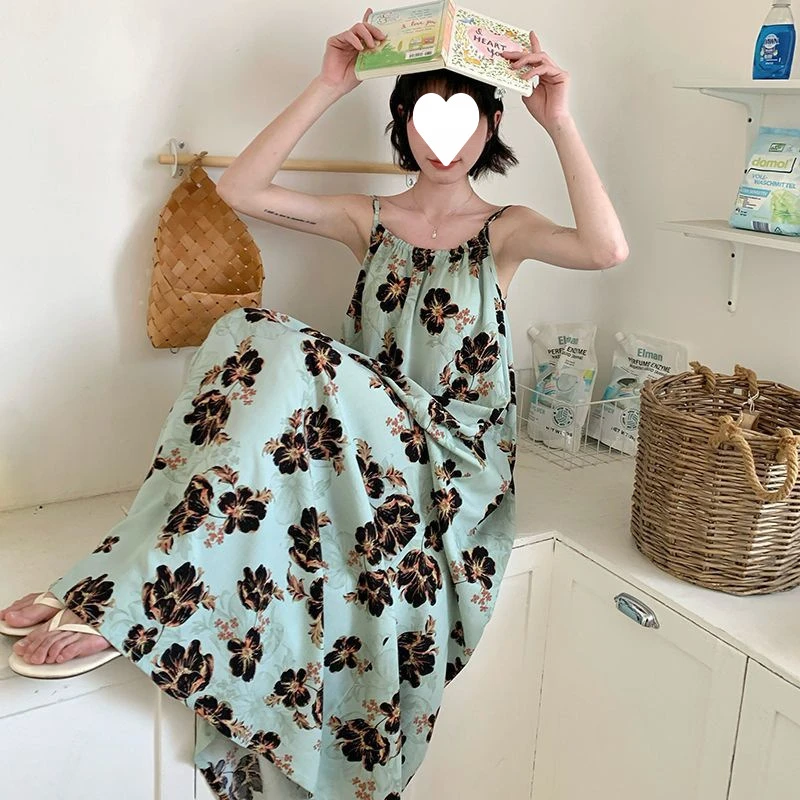 特价高支高密绵绸气感吊带肩带可调节夏季连衣裙宽松爆款春夏百搭