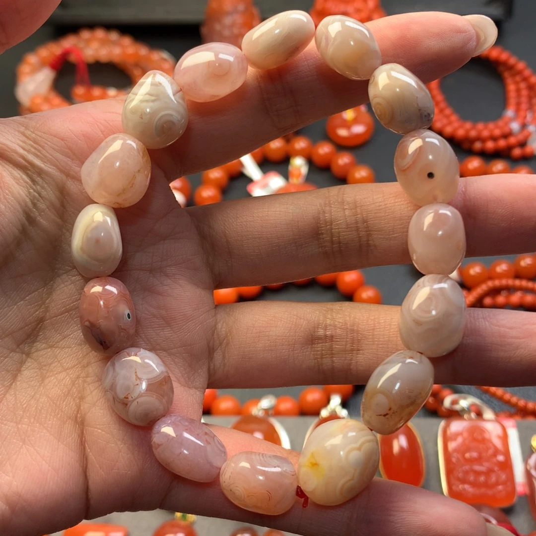 南红玛瑙未镶嵌手串