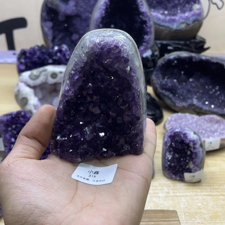 未镶嵌大型摆件（非配饰）紫晶