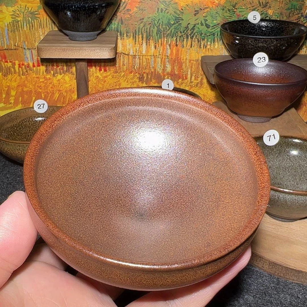 茶盏北宋吴师傅香炉铁锈