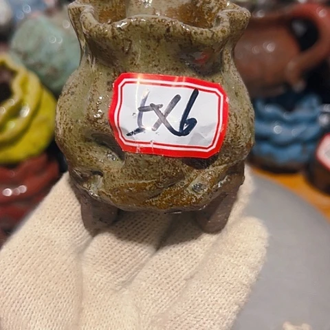 粗陶花盆手工花盆制作就这样