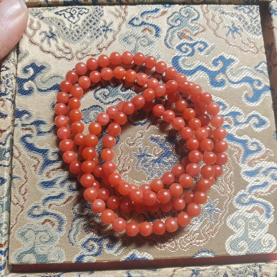 高品质南红手链，