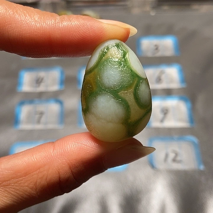 玛瑙/玉髓未镶嵌珠宝奇石花眼玛瑙