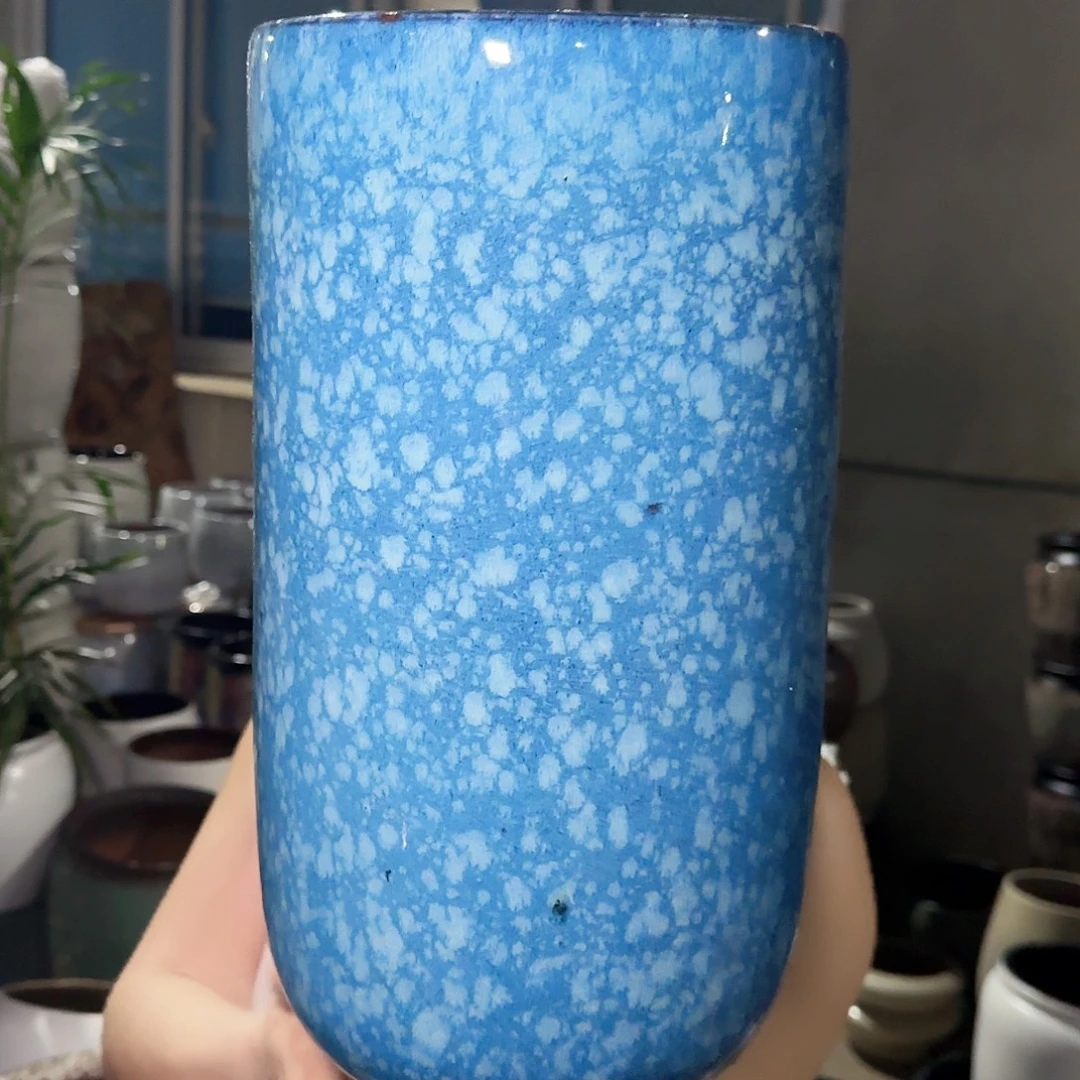 紫砂花盆高38口20