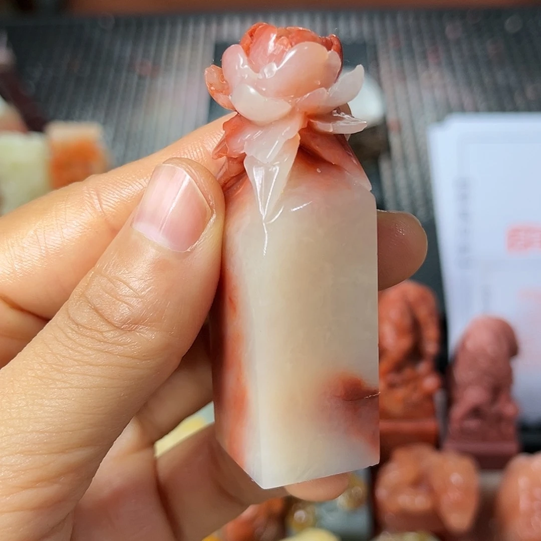 寿山石印石这个点睡起来都