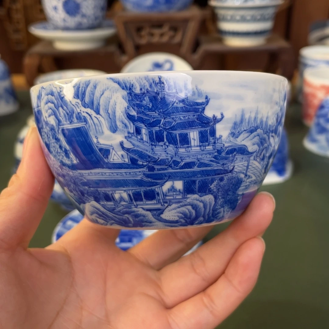 杯景德镇陶瓷手工手绘