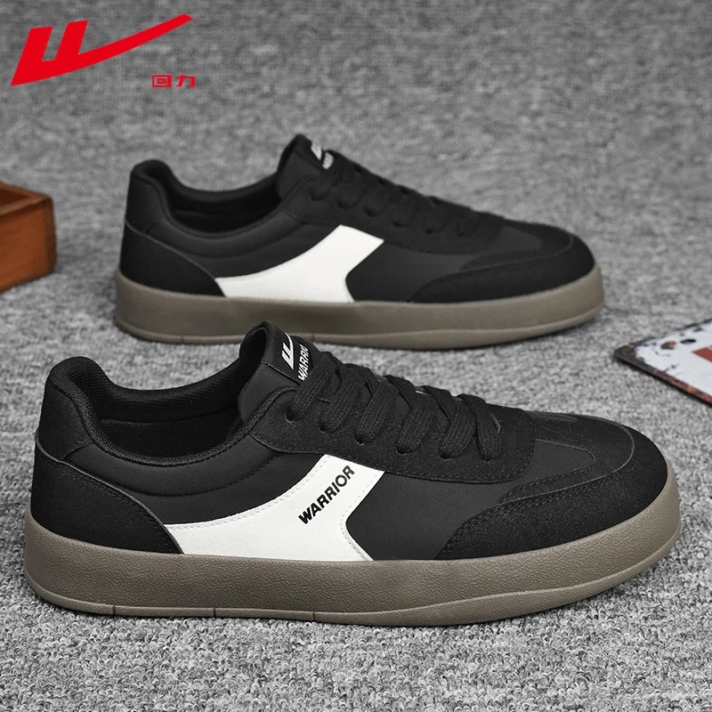 回力德训男鞋新款秋季韩版时尚百搭小白鞋低帮运动休闲情侣款板鞋