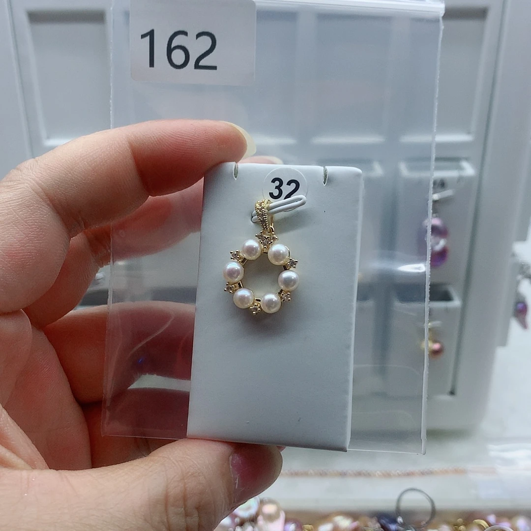 淡水珍珠吊坠(不含链)合金