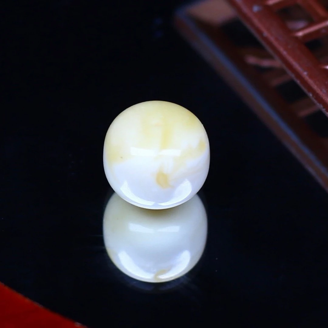 10.2mm瓷白花墩子，瓷度高高，上串好看 多样性发其一