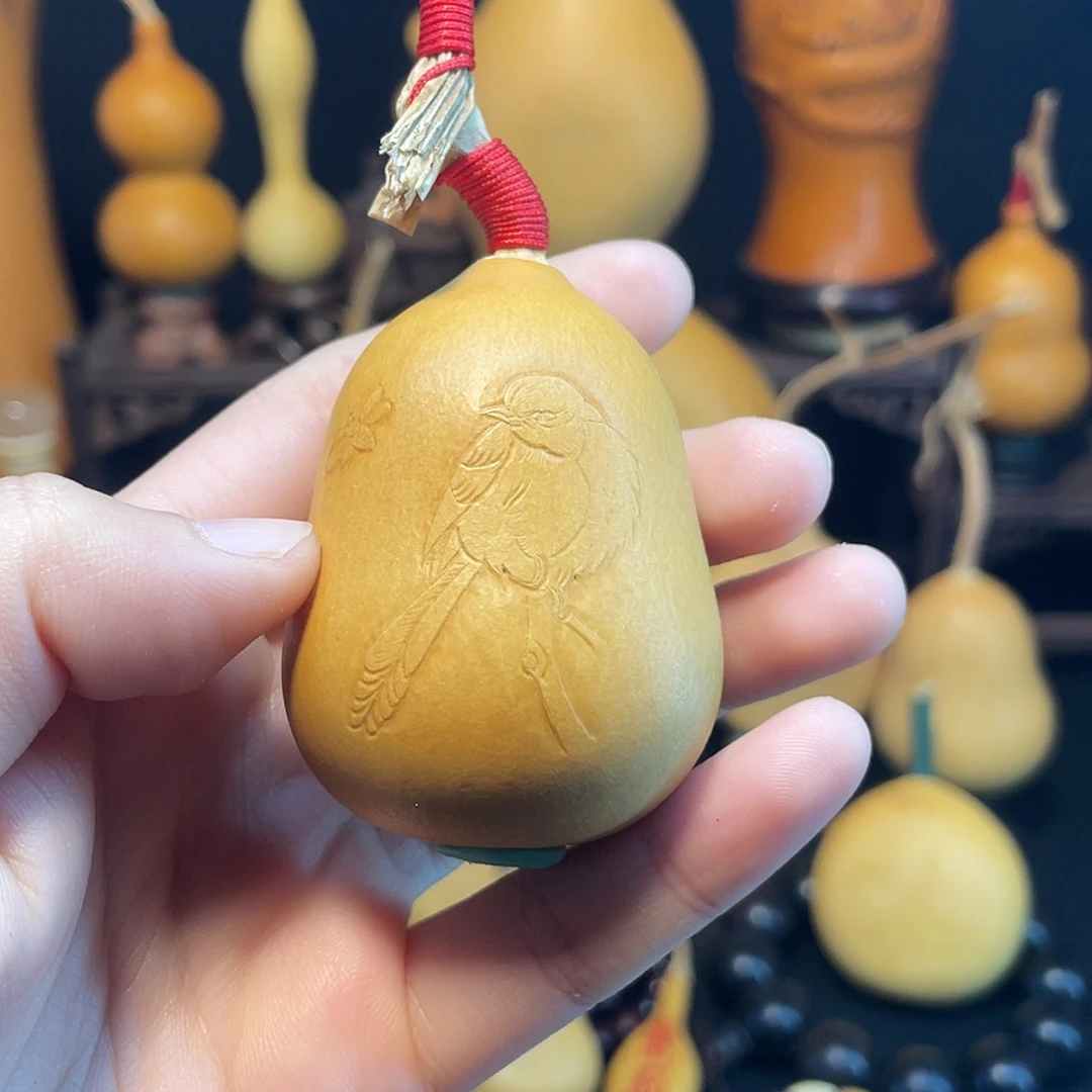 小鸟押花葫芦葫芦