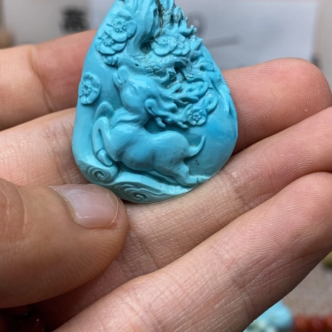 【闪购商品】未镶嵌绿松石721平**乐