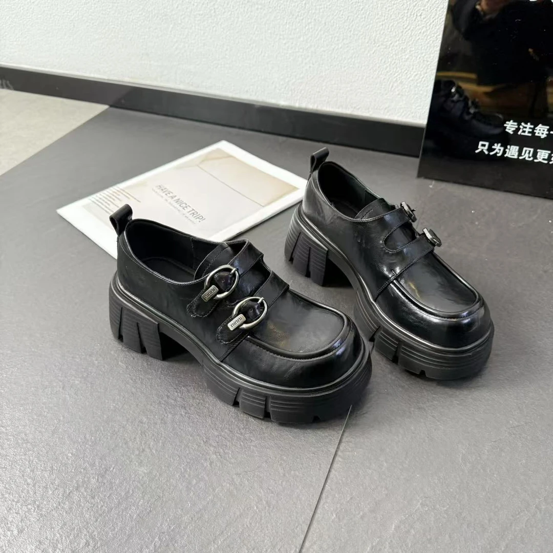 【呆哥专属】2025女款时尚百搭休闲乐福鞋*2713-1