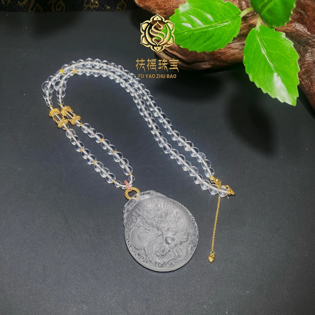 扶摇臻选|白水晶L牌项链2213