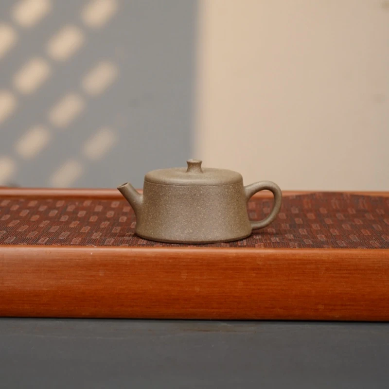 LW青段【云柱120CC】宜兴黄龙山原矿手工紫砂壶