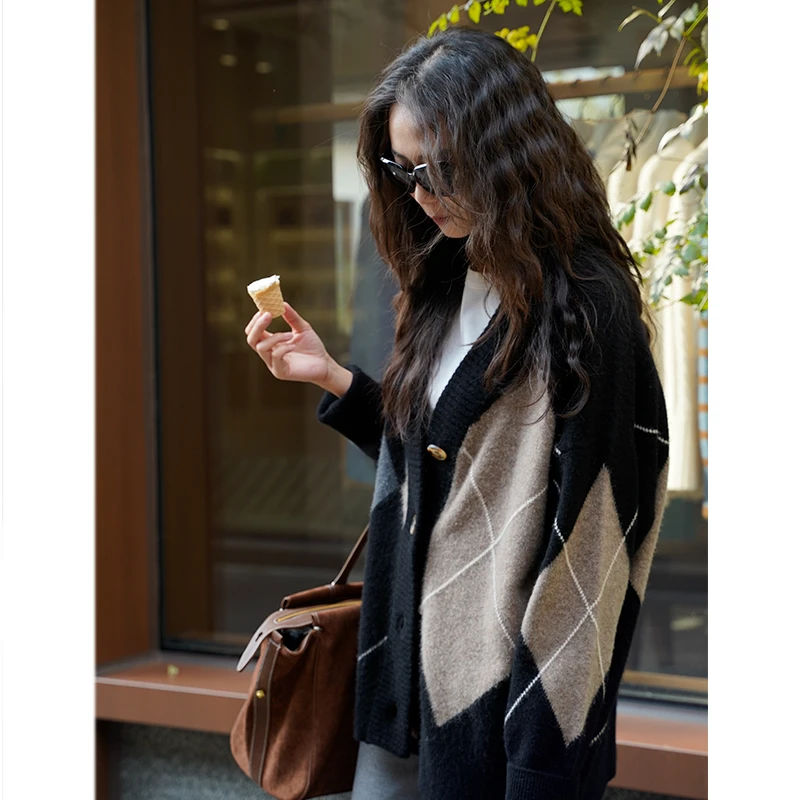 【上海发货】2024秋冬开衫牦牛绒针织毛衣