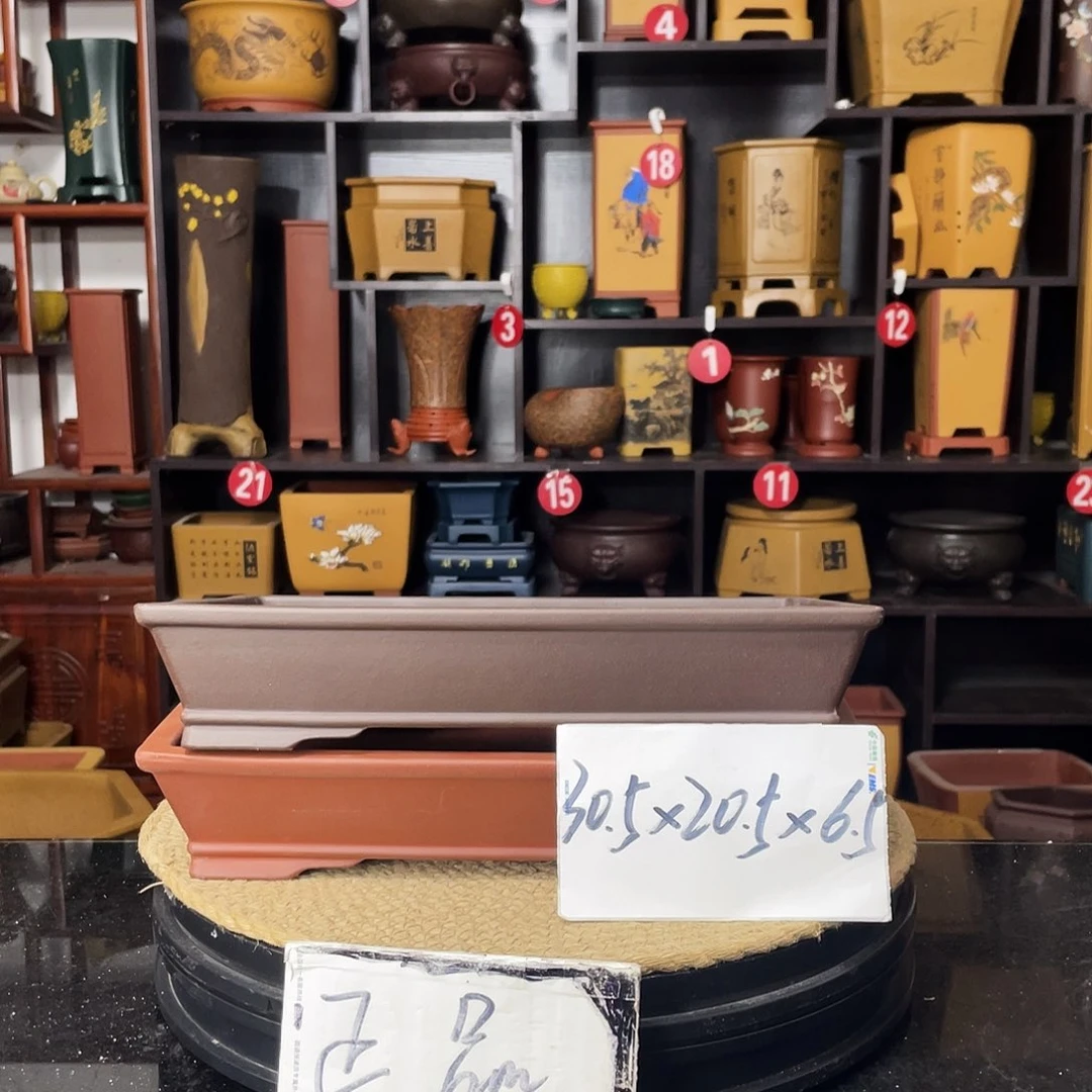 紫砂D-婉秋紫砂花盆