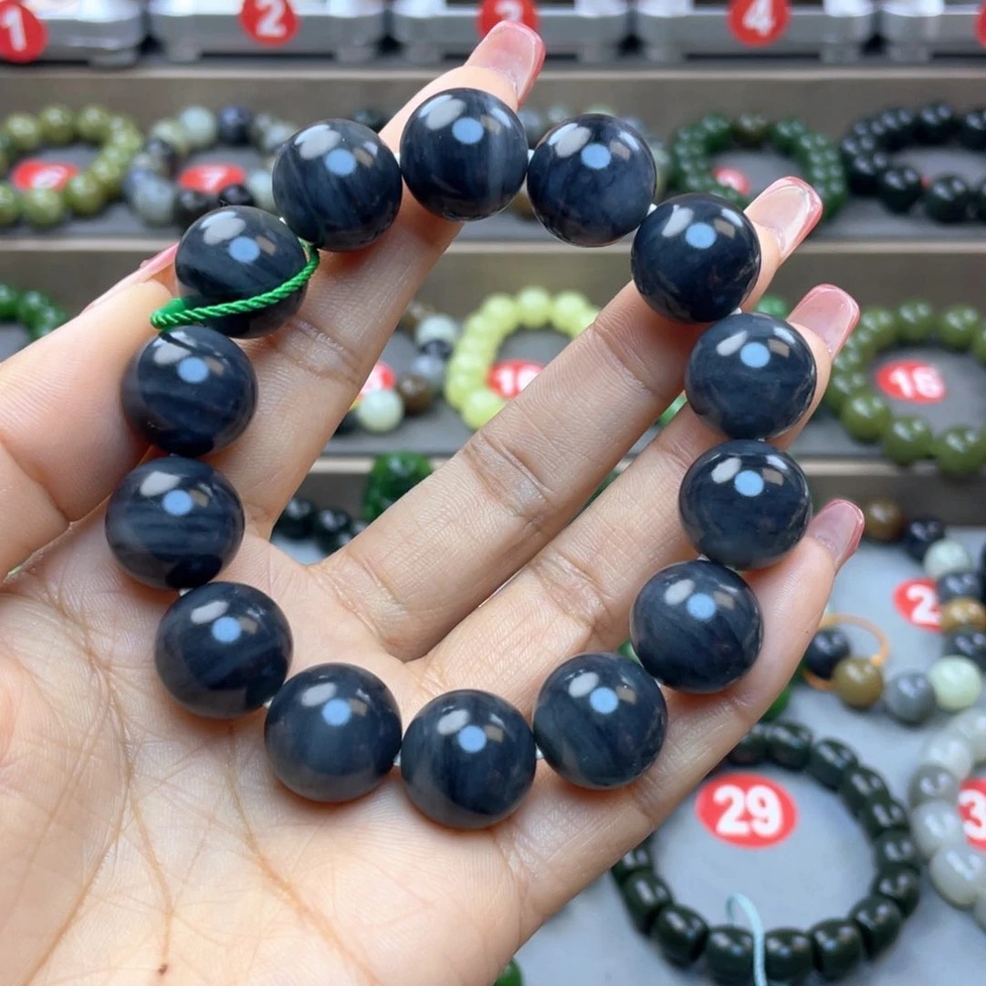 和田玉手链未镶嵌心**净