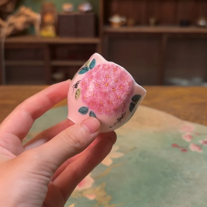 柴烧纯手工手绘陶瓷