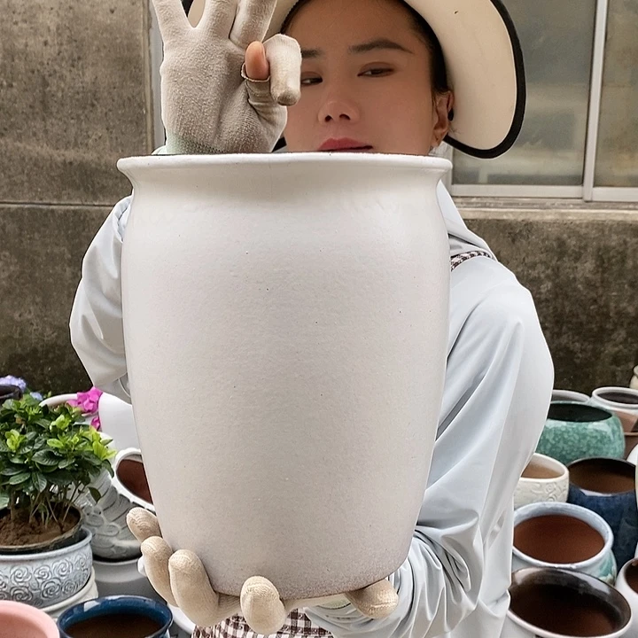 紫砂花盆正品口20高25