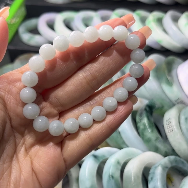 翡翠未镶嵌手链翡翠手串