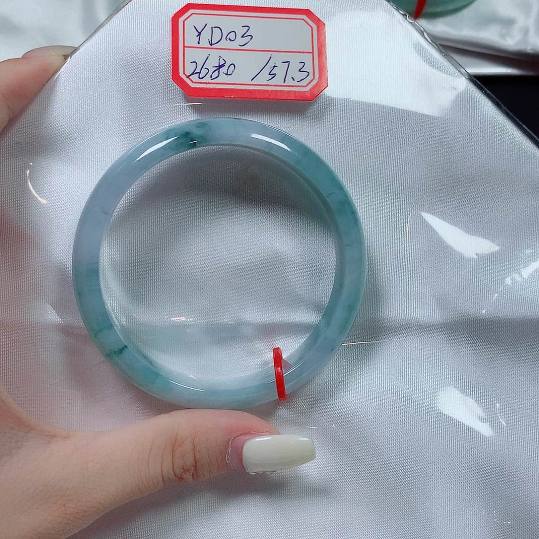 翡翠未镶嵌手镯翡翠手镯57