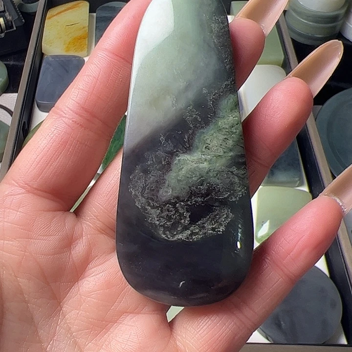 和田玉珠宝奇石未镶嵌心**调