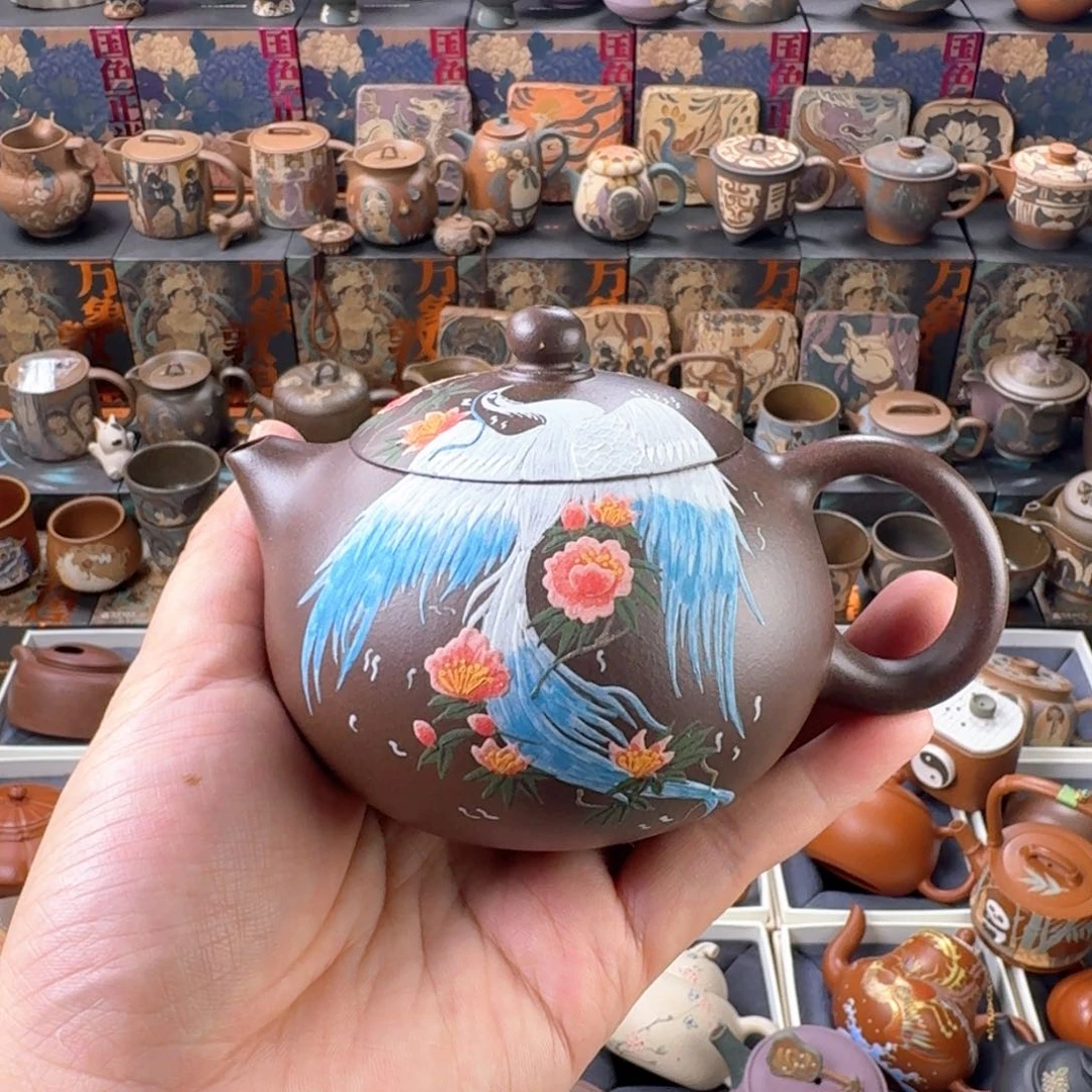 茶壶紫砂200cc原矿精工半手