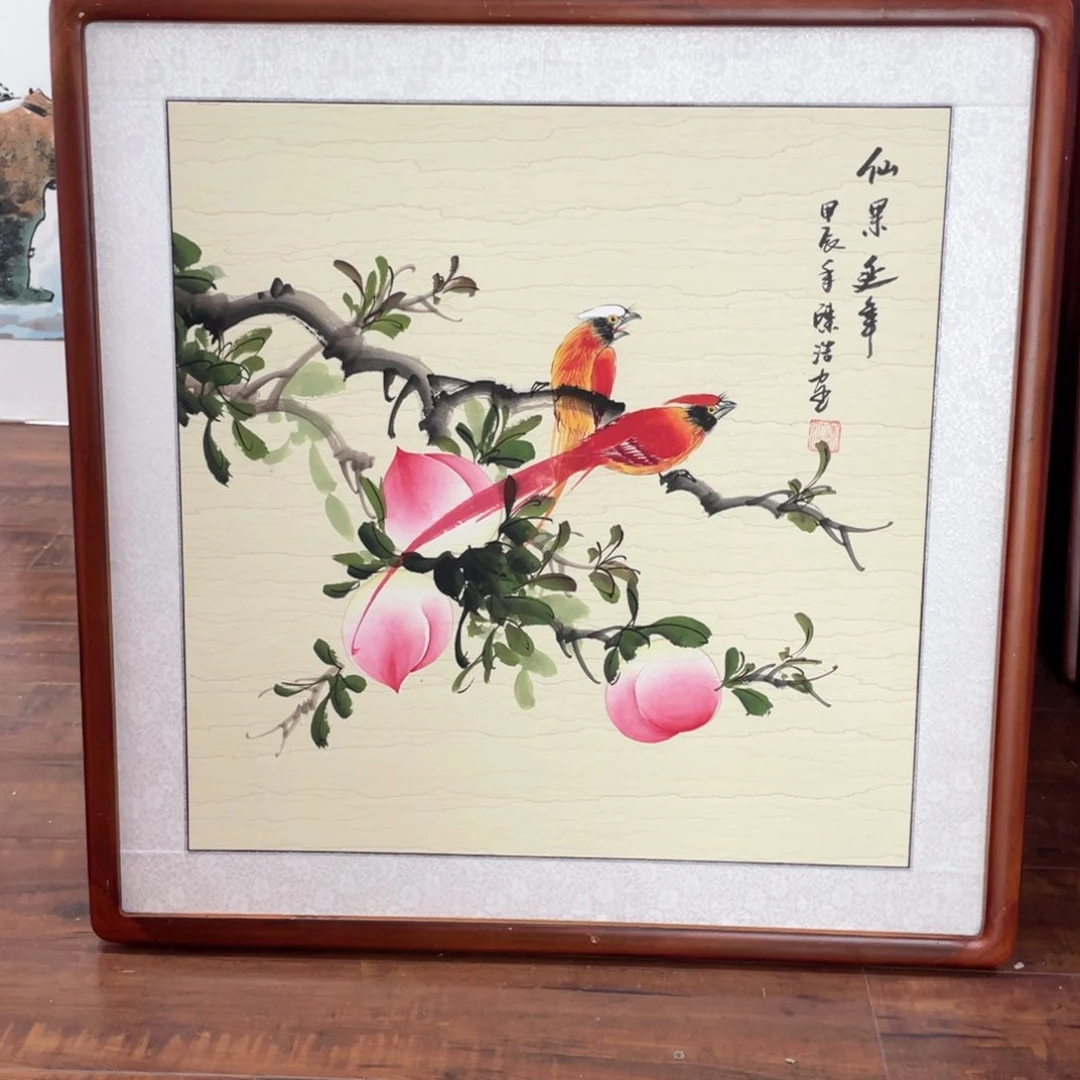 国画带框尺寸63*63厘米