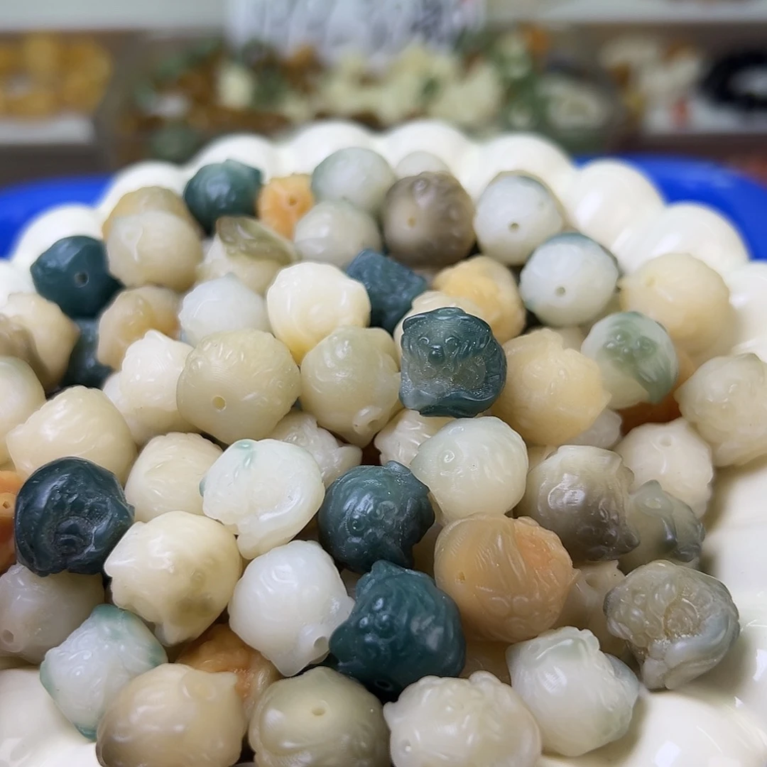 菩提根/象牙果吊坠卡15左右敦煌醒狮10颗