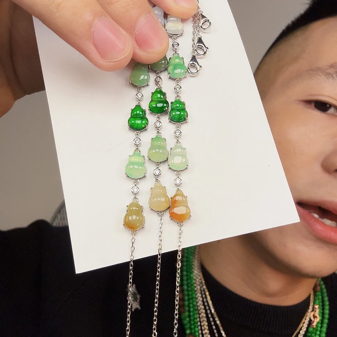 翡翠未镶嵌颈饰多样性发货只发一件