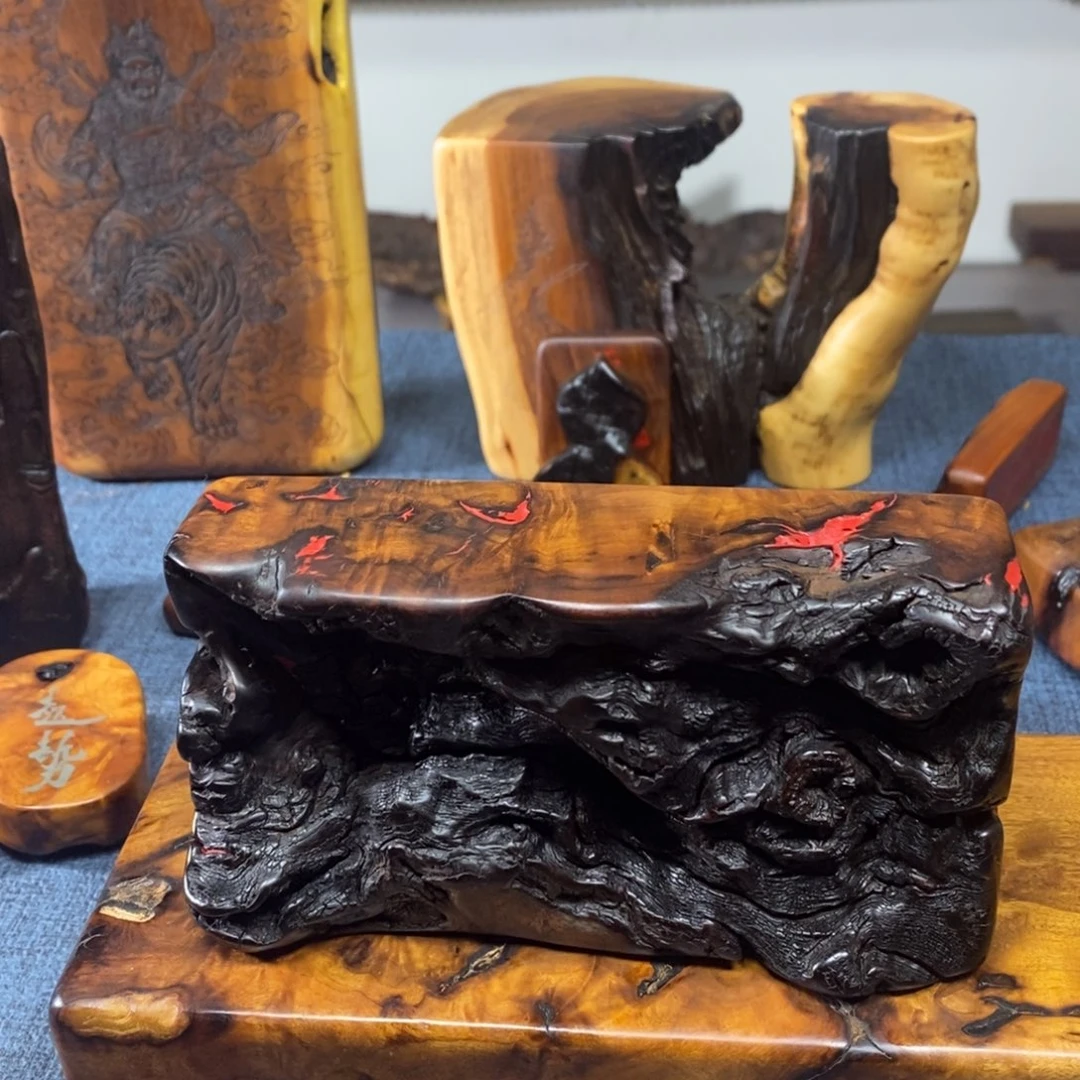 枣木雷击枣木小摆件