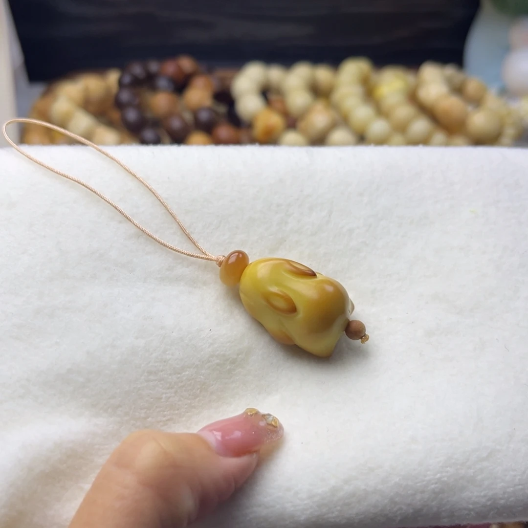 手串菩提根/象牙果象牙果兔子一个挂件通货20mm