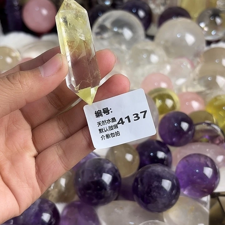 水晶颈饰未镶嵌吊坠