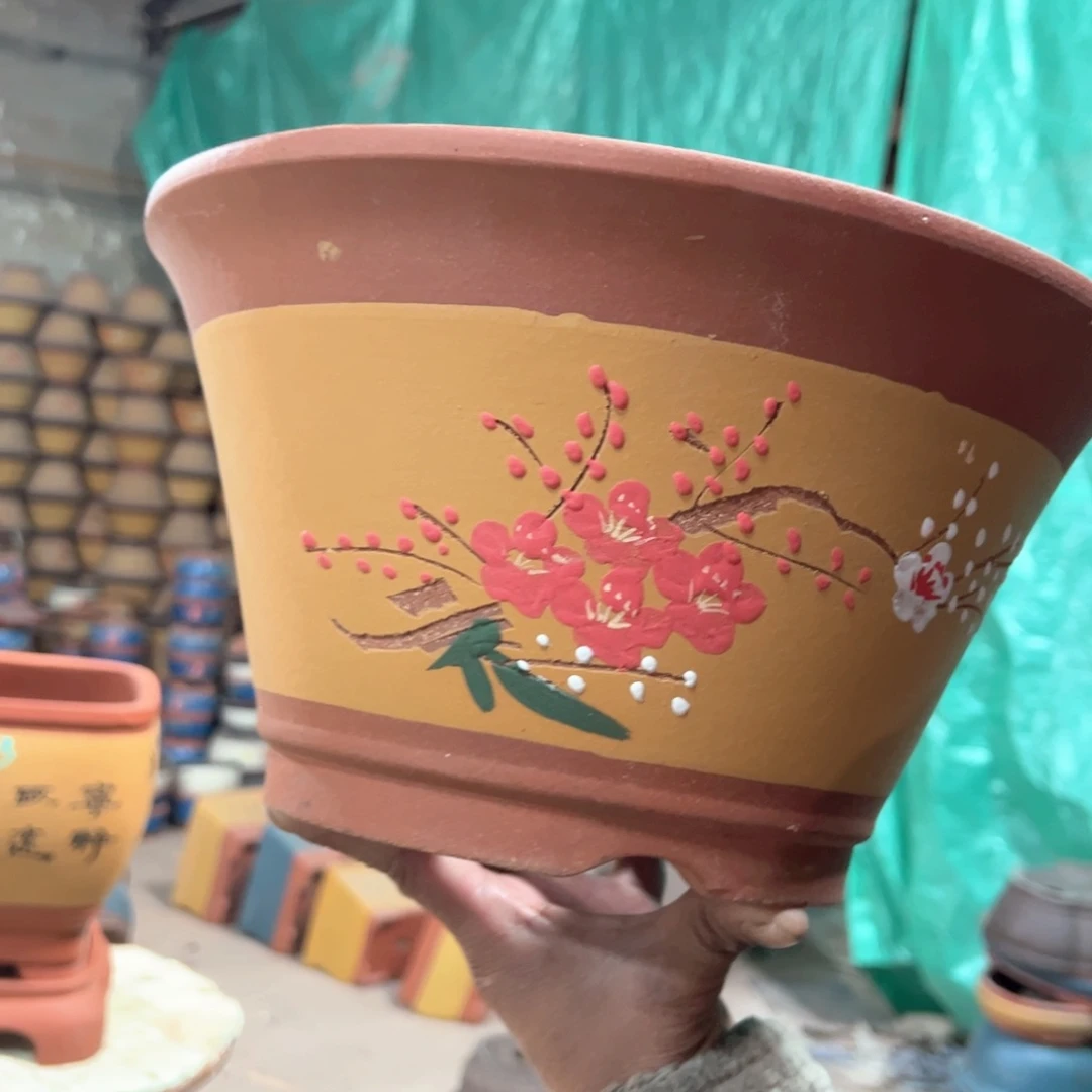 紫砂花盆紫砂花盆