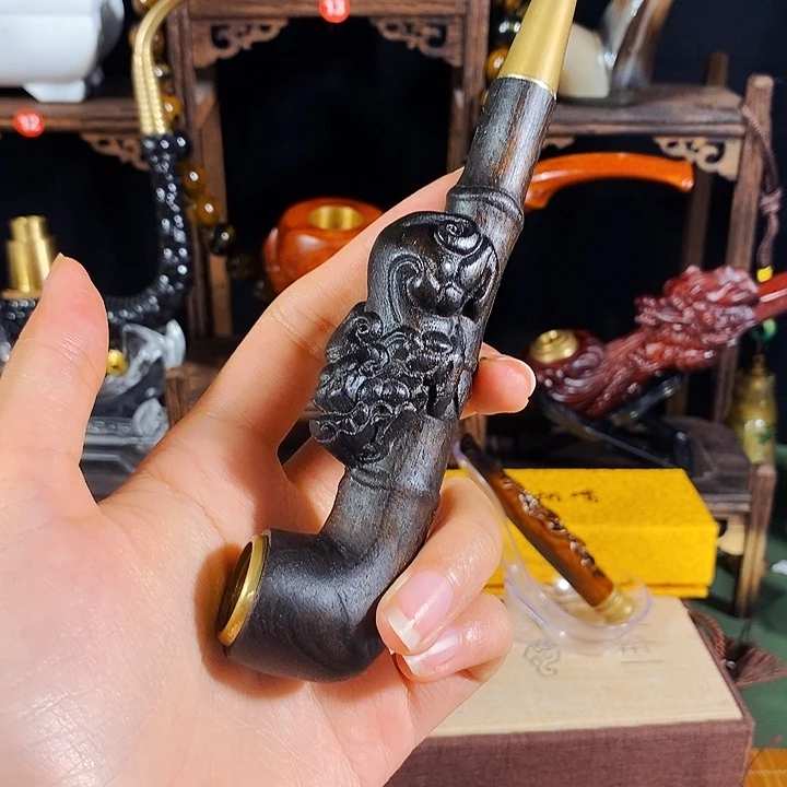 高端定制金丝楠烟嘴