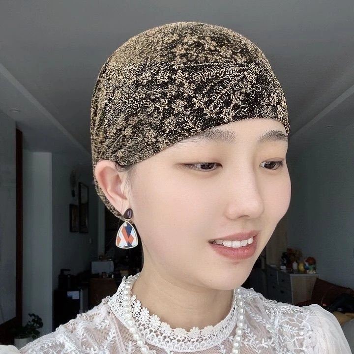 薄款夏季松紧小帽帽子防灰掉头发居家打底头巾家居白发妈妈包头帽