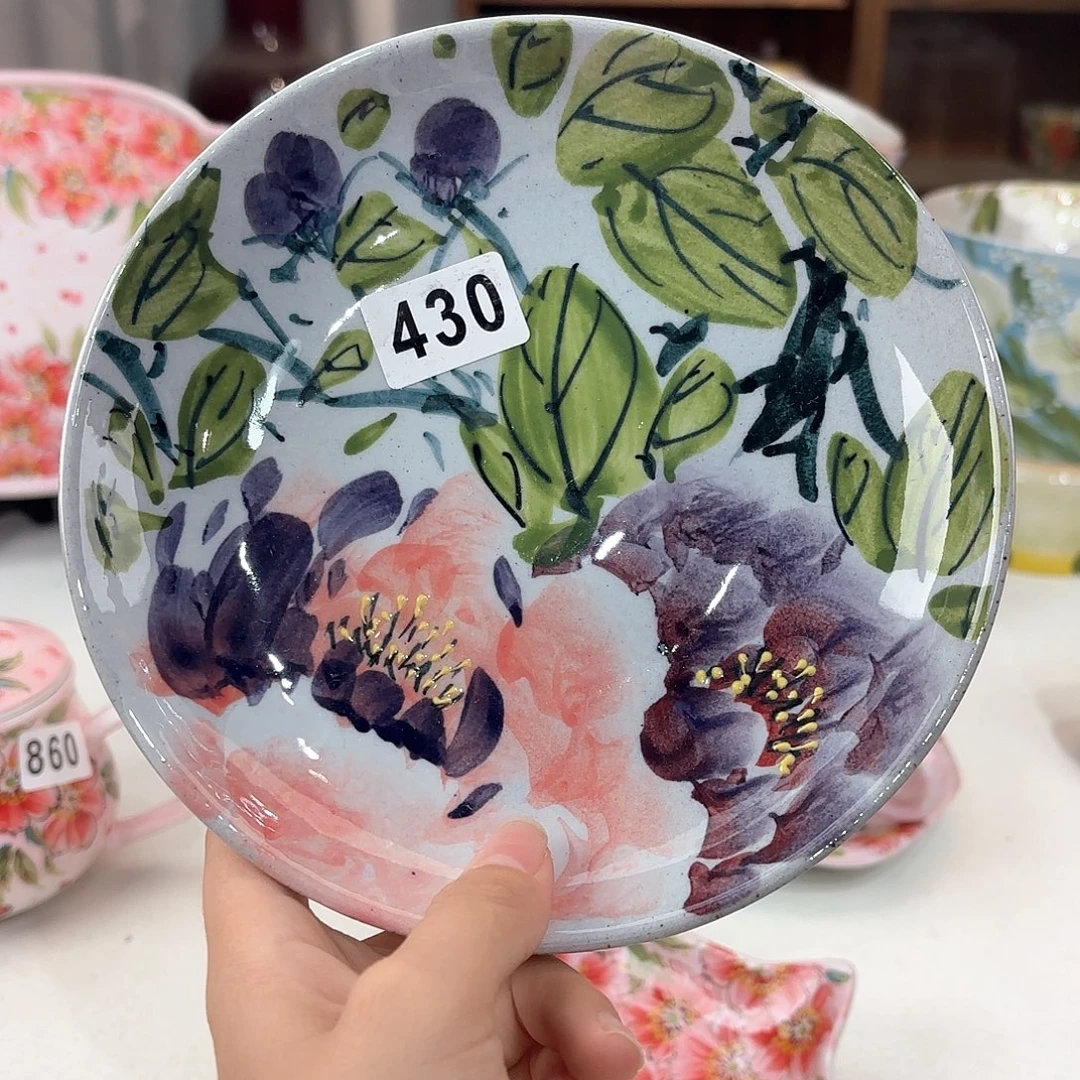 景德镇手绘高温釉下彩陶瓷茶具