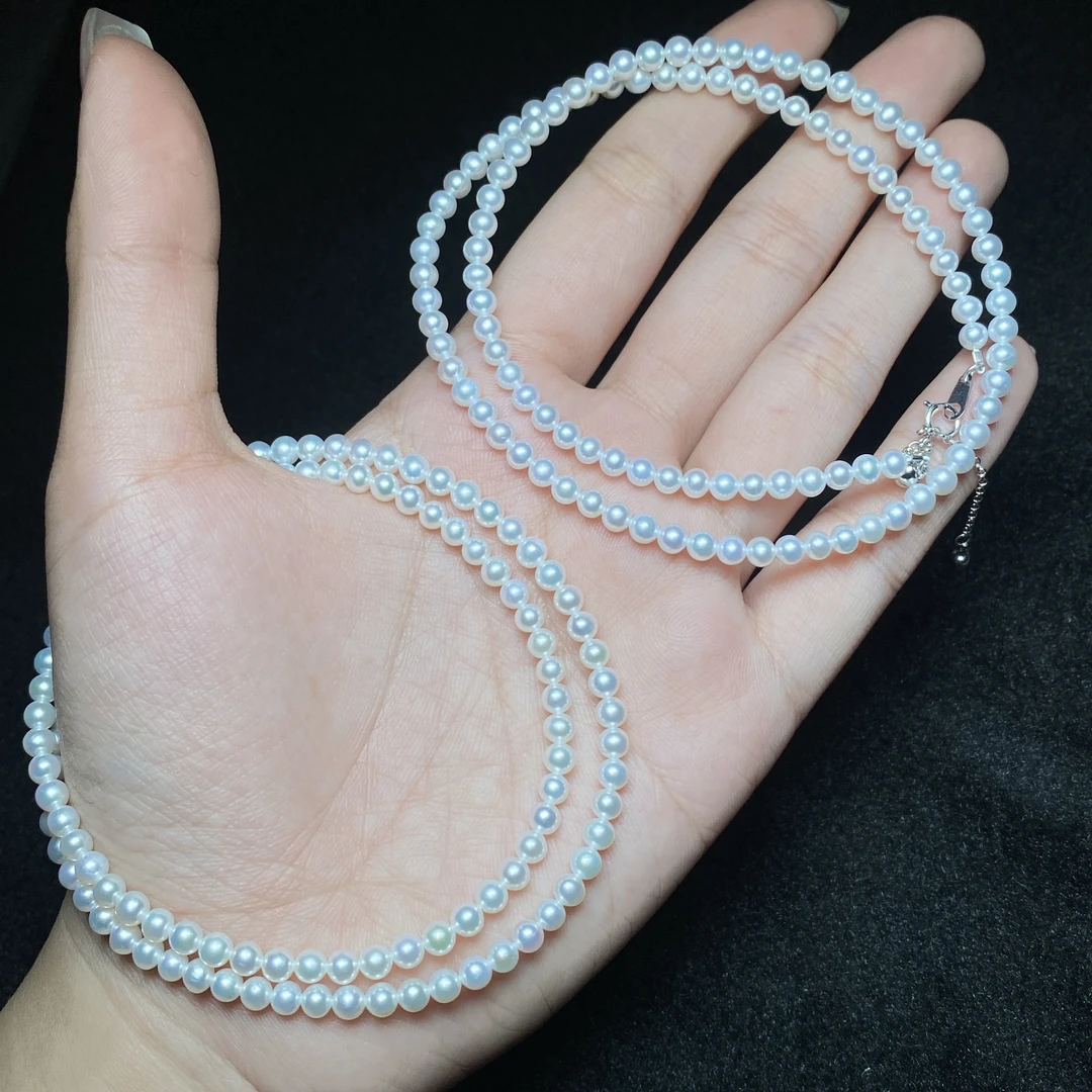 【小北好物】淡水珍珠项链约3.5-4mm【多样性发一件】QH15X566