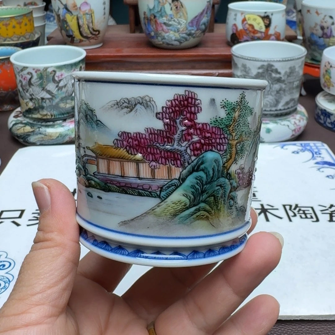 景德镇手工手绘展示