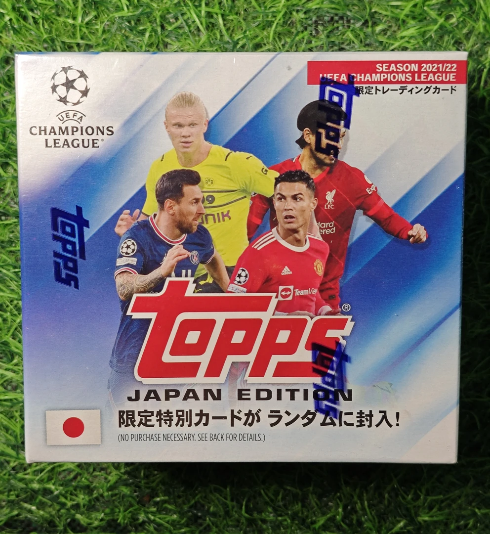 21-22欧冠樱花版球星卡含C罗梅西爆金款