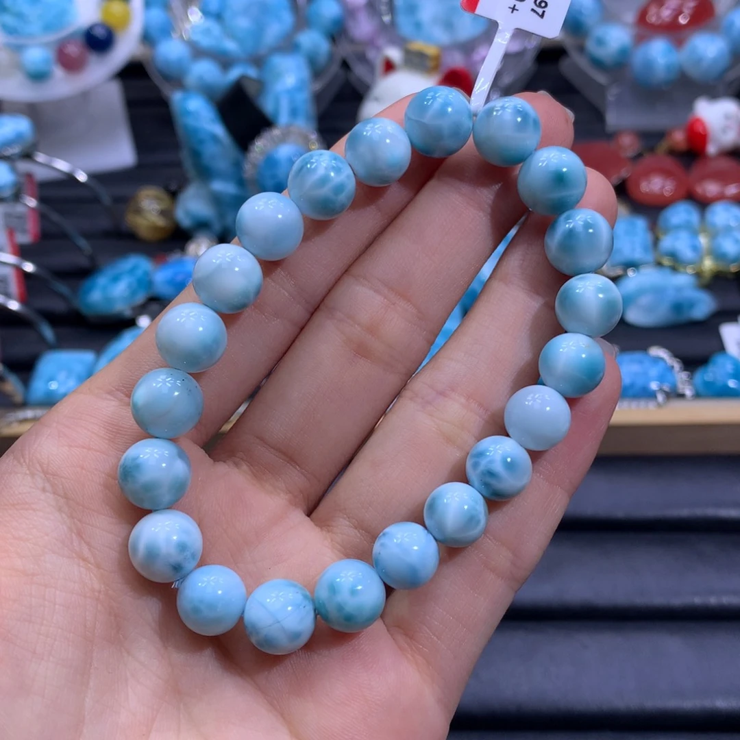 针钠钙石（海纹石）未镶嵌手链