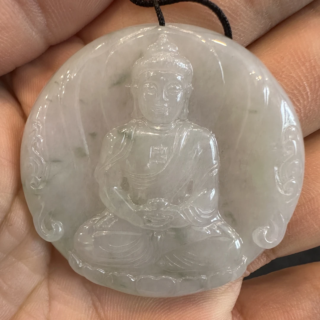 翡翠A货精品大日如来牌子