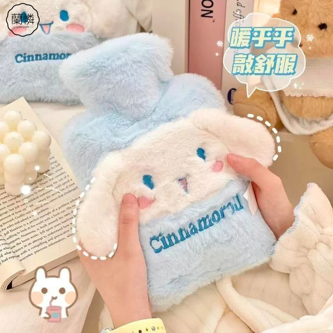 冬季毛绒热水袋便携暖手宝注水暖水袋学生卡通可爱毛茸茸暖宫女生