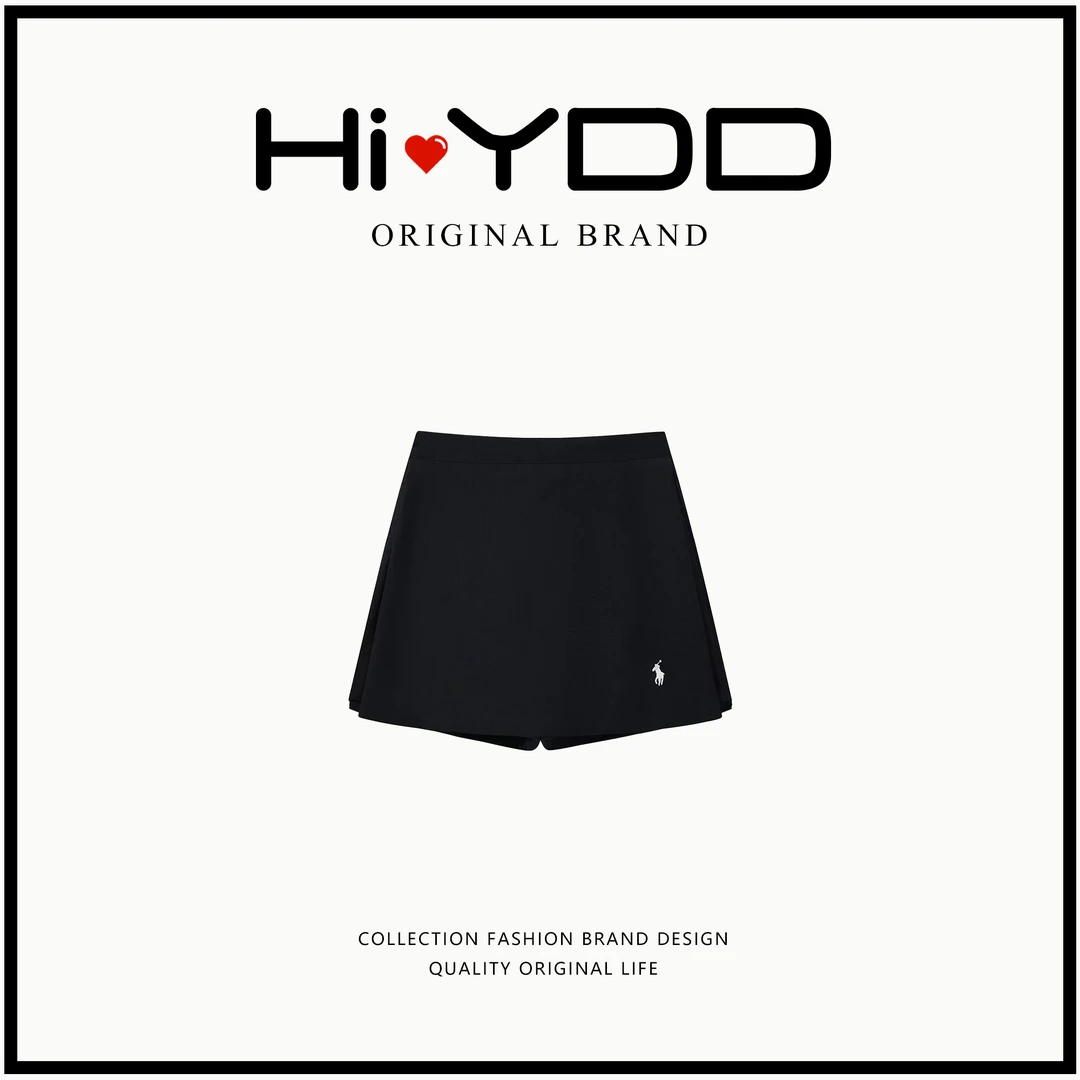 YDD•「短裙」白色西装半身裙女高腰显瘦辣妹A字裙裤开叉包臀短裙