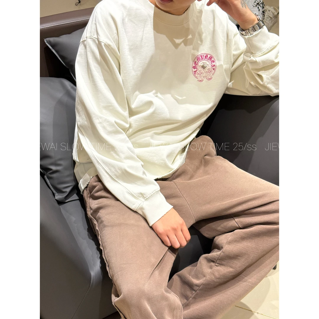 JIEWAI 9182【秋季新款纯棉400克重高品质卫衣街头宽松logo情侣款】