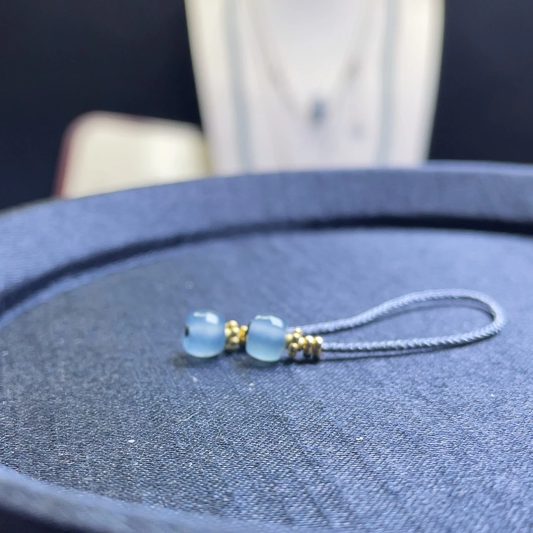 翡翠散珠弟子珠一对