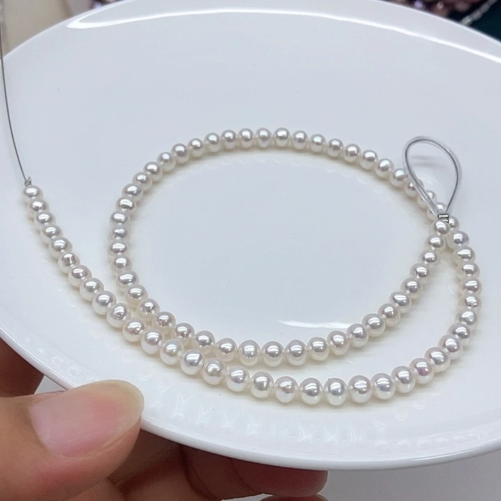 淡水珍珠合金项链